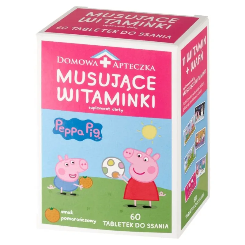 Peppa Pig Antibiotice, aromă de portocale, de la 3 ani, 60 de pastiluțe — preț și oferte