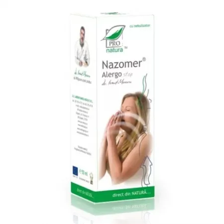 Spray nazal Nazomer Alergo Stop, 50 ml, Pro Natura — preț și oferte