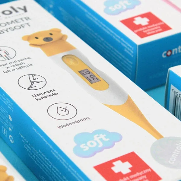 Termometru electronic Controly BabySoft, vârf flexibil Flexi, rezistent la apă — preț și oferte