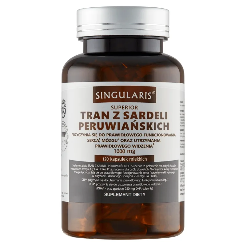 Singularis Superior Peruvian anchovy oil, 120 capsule — preț și oferte