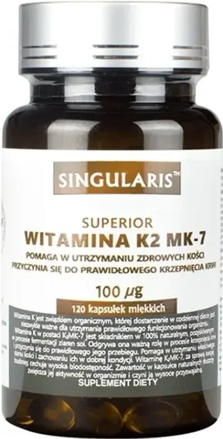 Singularis Superior Vitamin K2 MK7, 120 capsule — preț și oferte