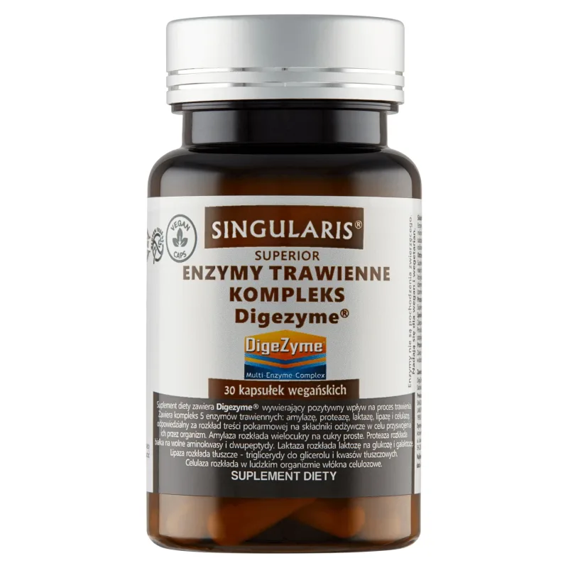Singularis Superior Digestive Enzymes, Digezyme complex, 30 capsule — preț și oferte