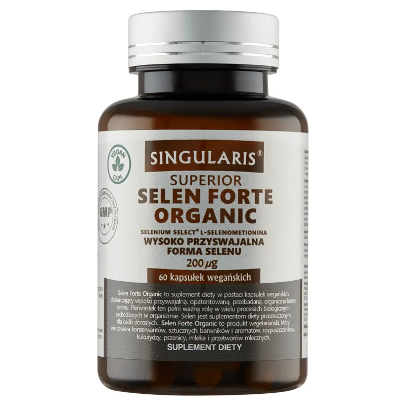 Singularis Superior, Selenium Forte Organic, 60 capsule — preț și oferte