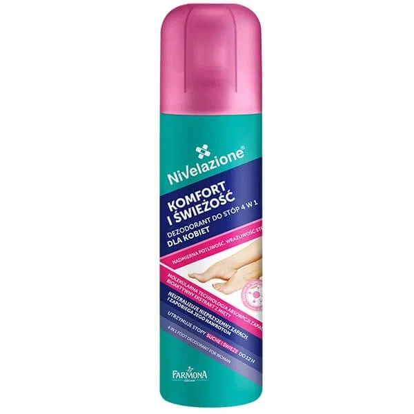 Farmona Nivelazione, Deodorant pentru picioare 4 în 1 pentru femei, 180 ml — preț și oferte
