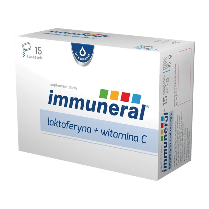 Imunitar, lactoferrină + vitamina C, 1 g x 15 plicuri Oleofarm — preț și oferte