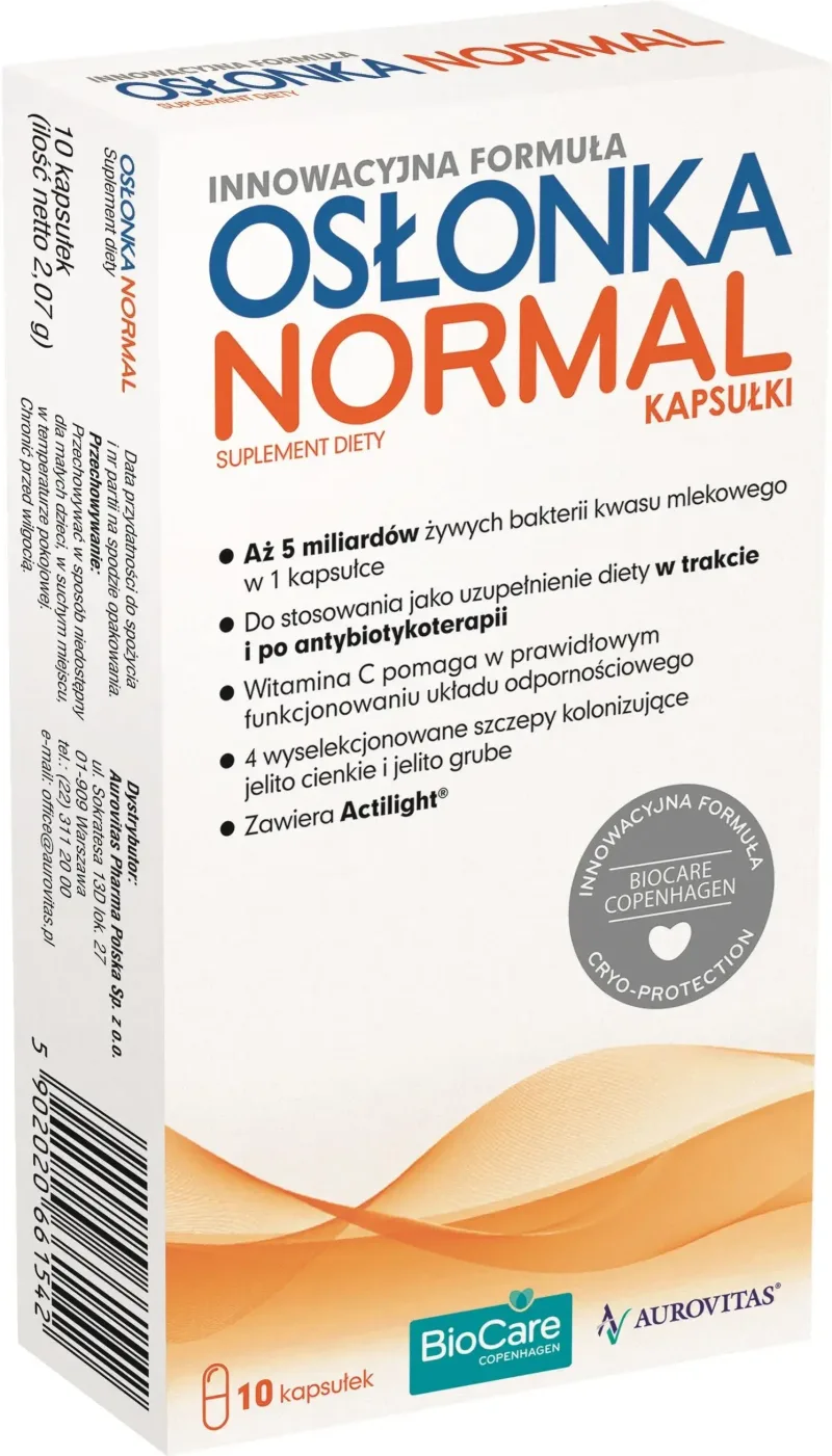 Înveliș Normal, 10 capsule Aurovitas — preț și oferte