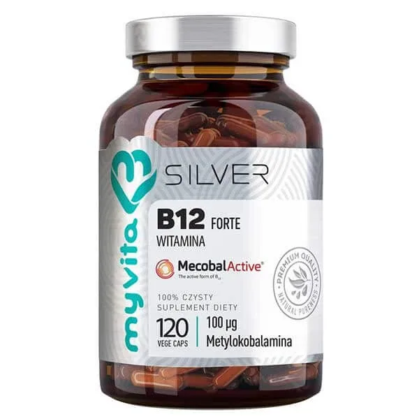MyVita Silver B12 Forte, vitamina B12 100 µg, 120 capsule — preț și oferte