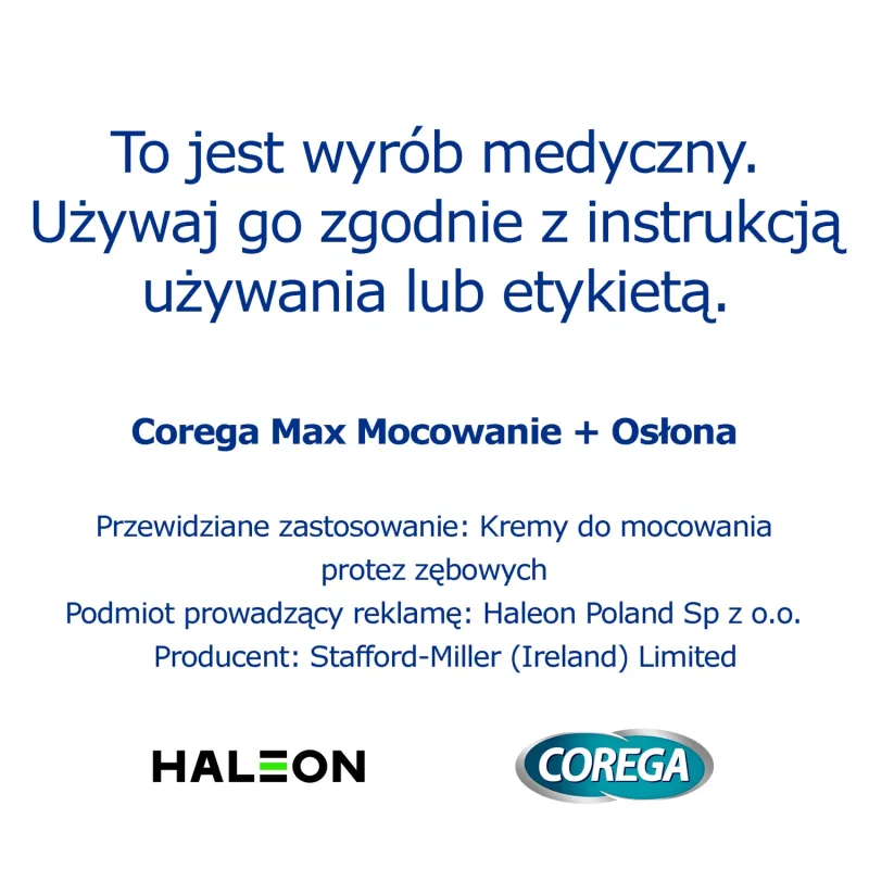 Corega Power Max Fixation + Cover, cremă de fixare pentru proteze dentare, neutră, 40 g — preț și oferte