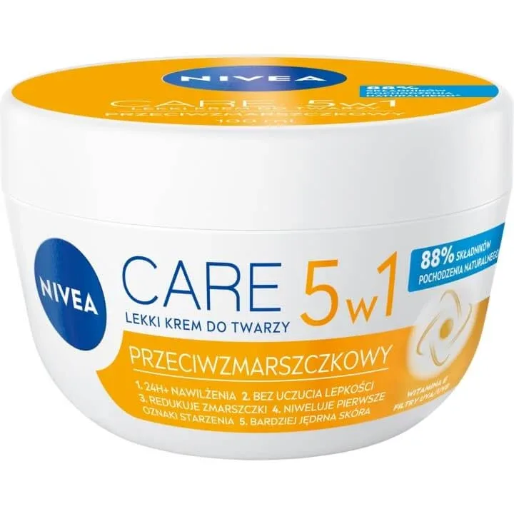 Nivea Care, cremă antirid ușoară, 100 ml — preț și oferte