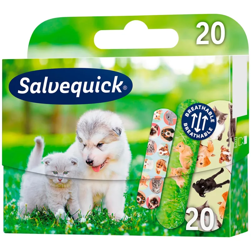 Tencuieli Salvequick, Animal Planet, 20 bucăți — preț și oferte