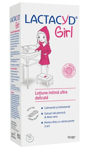 LACTACYD Girl Lotiune intima ultra delicata pentru fete 200ml