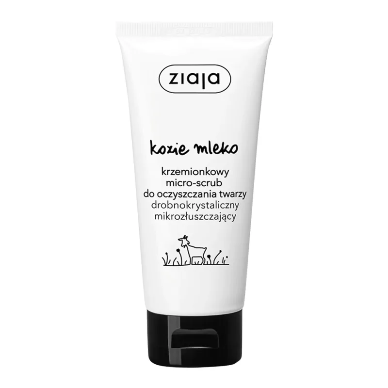 Ziaja Lapte de capră, micro-scrub cu silice pentru curățarea feței, 75 ml — preț și oferte