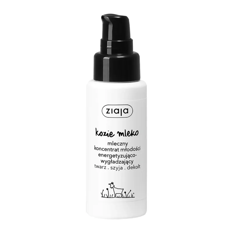Ziaja Lapte de capră, concentrat lăptos de tinerețe, energizant și netezitor, 50 ml — preț și oferte