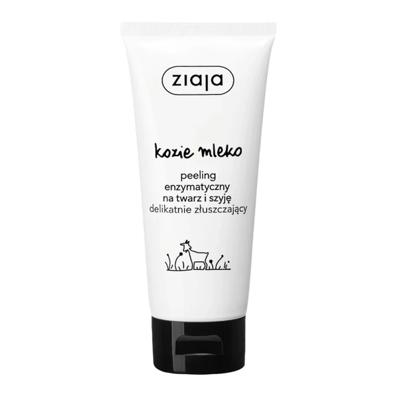 Ziaja Goat Milk, Exfoliant enzimatic pentru față, 75 ml — preț și oferte
