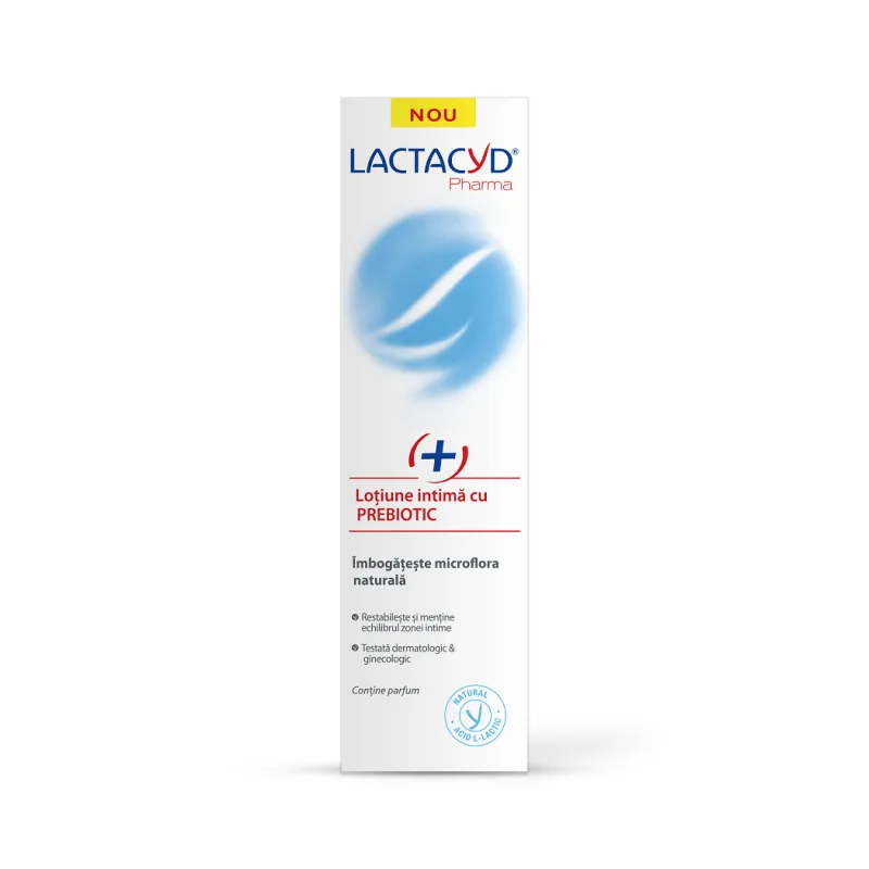 LACTACYD Lotiune igiena intima +prebiotic 250ml Omega Pharma — preț și oferte