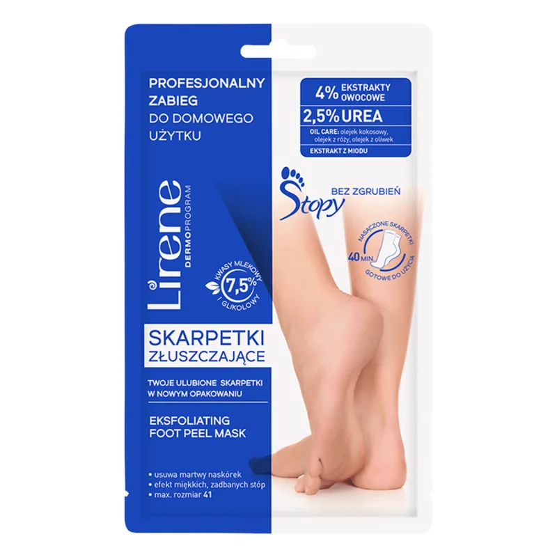 Lirene Picioare fără calusuri, șosete exfoliante, 1 set — preț și oferte