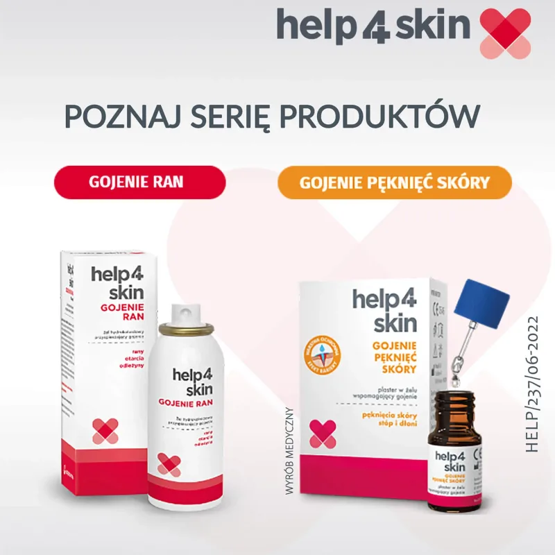 Help4Skin Healing Burns, gel hidrocoloid, 75 g — preț și oferte