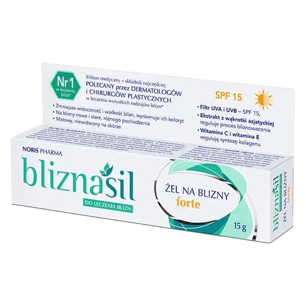 Bliznasil Forte, gel de silicon pentru cicatrici, 15 g — preț și oferte