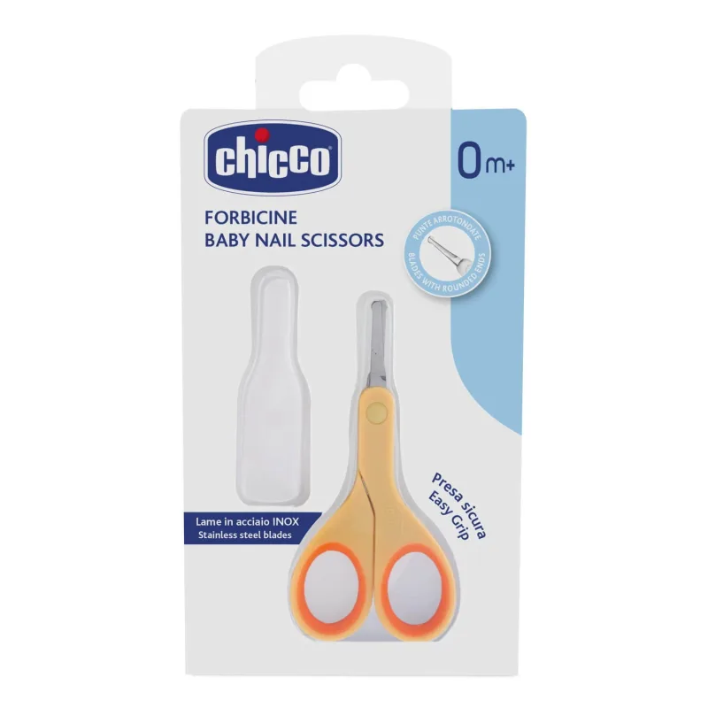 Chicco, foarfecă de unghii, portocalie, de la naștere, 1 bucată — preț și oferte