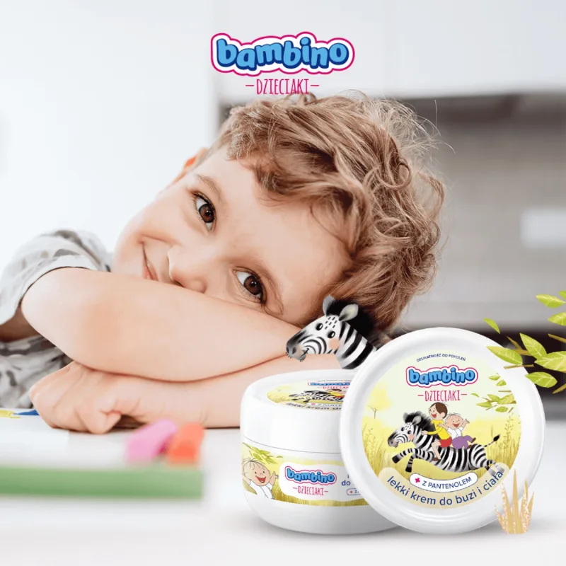 Bambino Kids, cremă ușoară pentru față și corp, Bolek i Lolek, de la 1 an, 250 ml — preț și oferte