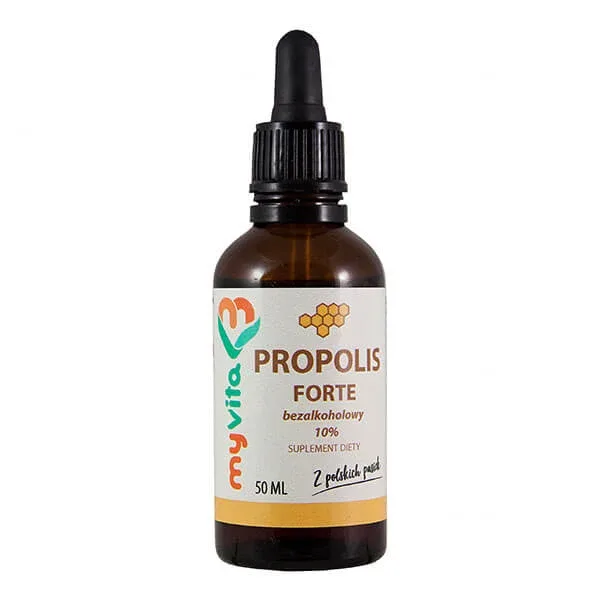 MyVita Propolis Forte fără alcool 10%, picături, 50 ml — preț și oferte