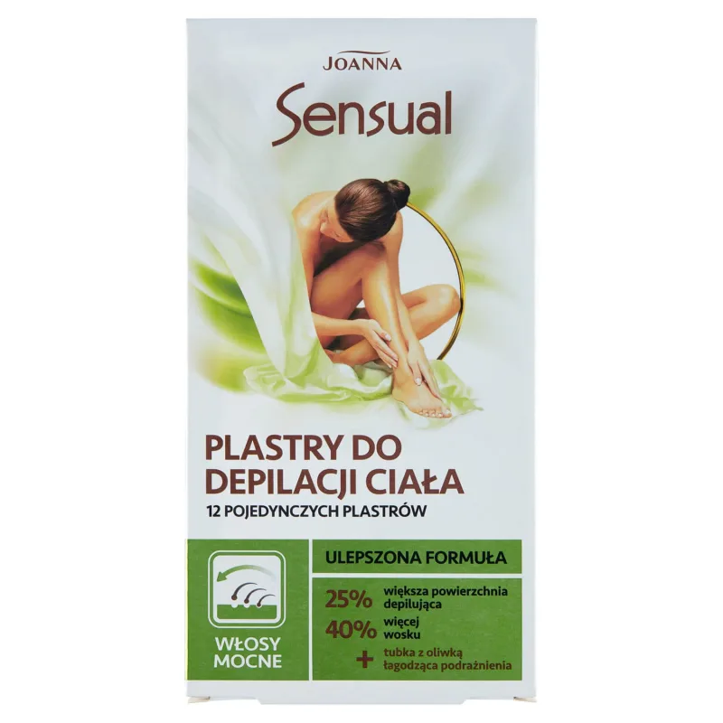 Joanna Sensual, tencuieli pentru epilarea corpului, puternic, 12 bucăți — preț și oferte