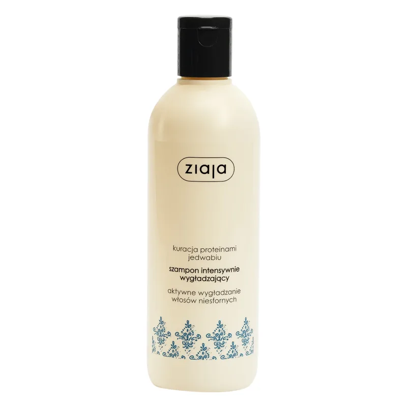 Ziaja, Șampon de netezire intensivă pentru păr rebel, proteine de mătase, 300 ml — preț și oferte