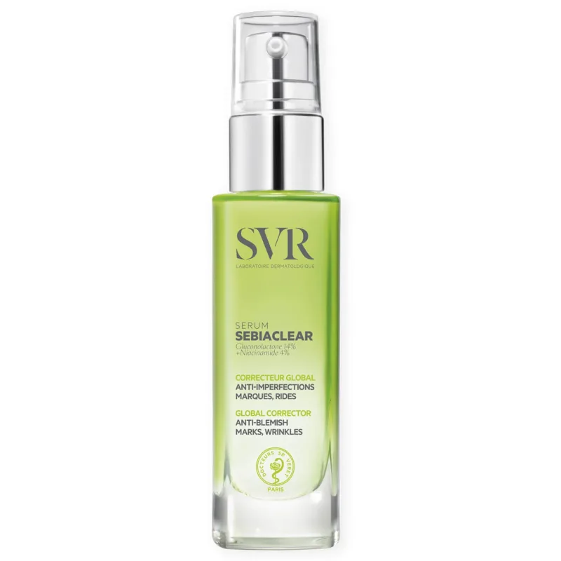 SVR Sebiaclear, Serum complet anti-îmbătrânire pentru reducerea imperfecțiunilor și a semnelor de acnee, 30 ml SVR LABORATORIES — preț și oferte