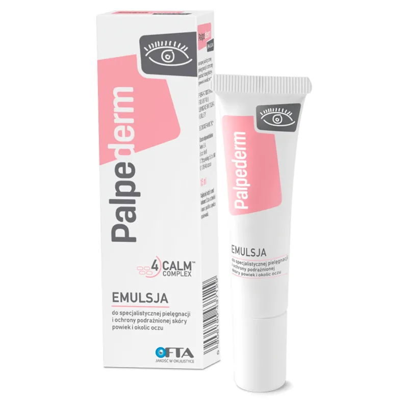Palpederm, emulsie pentru îngrijirea și protecția specializată a pielii iritate de pe pleoape și din jurul ochilor, 15 ml Verco — preț și oferte