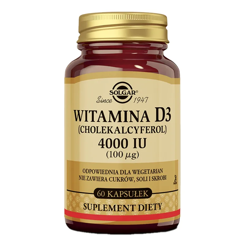 Solgar Vitamina D3 4000 UI, 60 capsule vegetale — preț și oferte