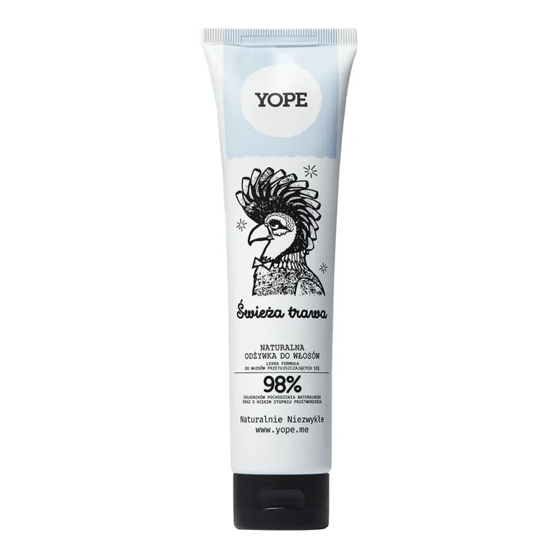 Yope Fresh Grass, balsam natural pentru păr gras, 170 ml — preț și oferte