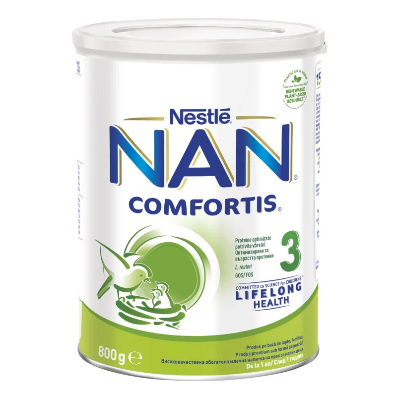 Nestle NAN COMFORTIS 3, 800g – Lapte praf pentru copii 1-2 ani — preț și oferte