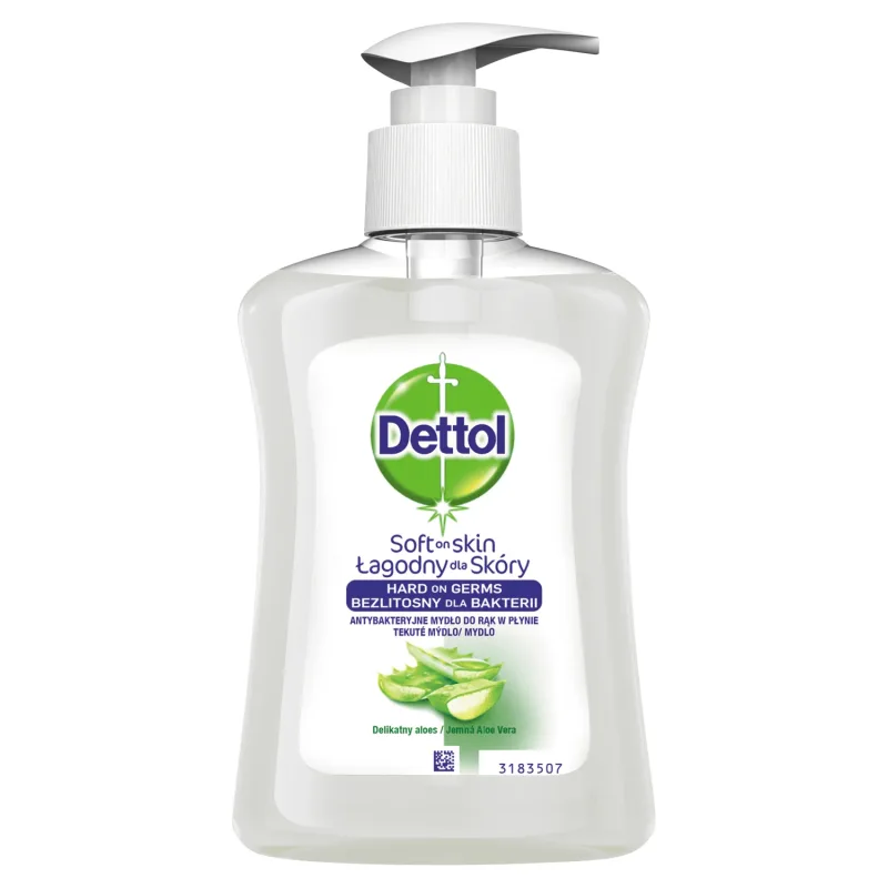 Dettol, săpun lichid antibacterian, aloe vera și vitamina E, 250 ml — preț și oferte