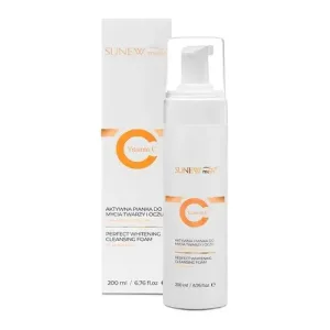 SunewMed+ Vitamin C, spumă activă pentru spălarea feței și a ochilor, 200 ml