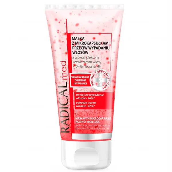 Radical Med, Mască cu microcapsule împotriva căderii părului, 200 ml — preț și oferte