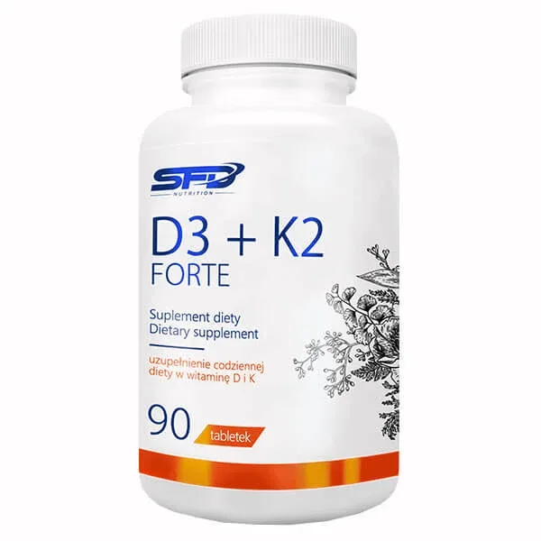 SFD D3 + K2 Forte, vitamina D 2000 UI + vitamina K 200 µg, 90 comprimate — preț și oferte