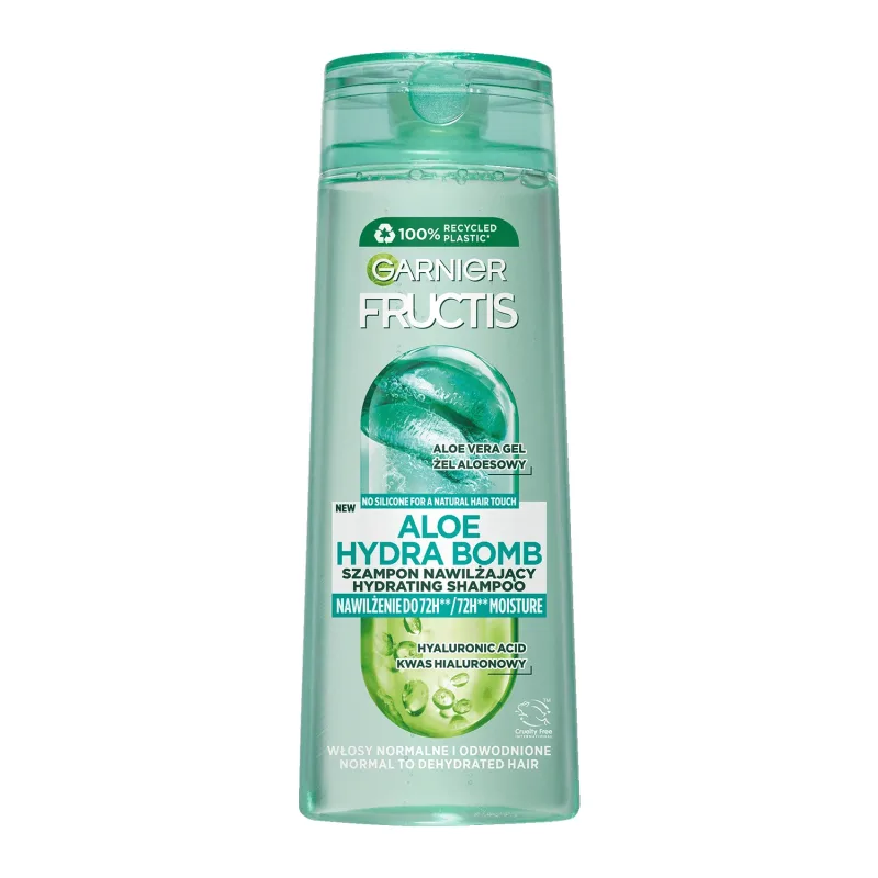 Garnier Fructis Aloe Hydra Bomb, Șampon fortifiant pentru păr deshidratat, 400 ml — preț și oferte