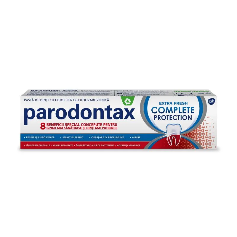 Pasta de dinti Complete Protection Extra Fresh Parodontax, 75 ml, Gsk — preț și oferte