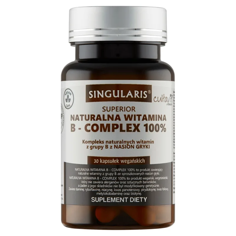 Singularis Superior Natural Vitamin B- Complex 100%, 30 capsule — preț și oferte