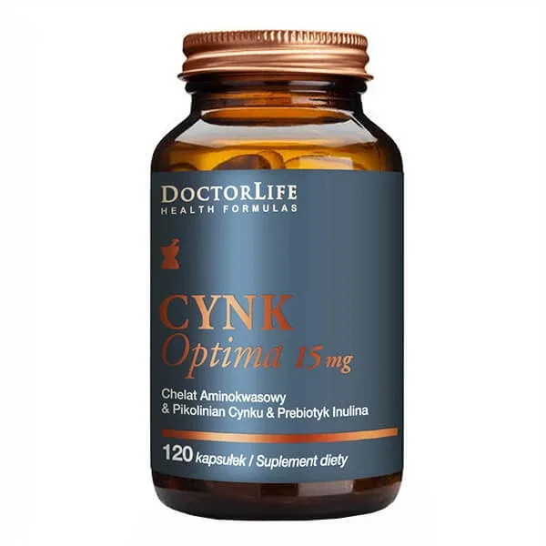 Doctor Life Zinc Optima, zinc 15 µg, 120 capsule — preț și oferte