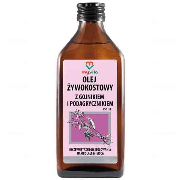 MyVita, ulei de rășinoase cu gențiană și picior de soc, pentru zone dureroase, 250 ml — preț și oferte