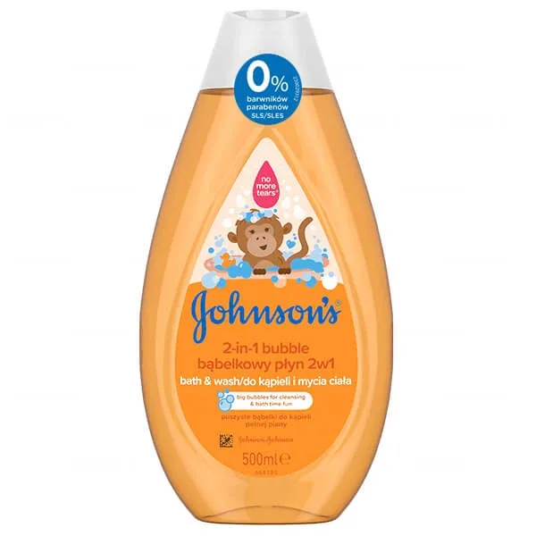 Johnson's Baby, baie cu spumă și spălare de corp 2 în 1, 500 ml — preț și oferte
