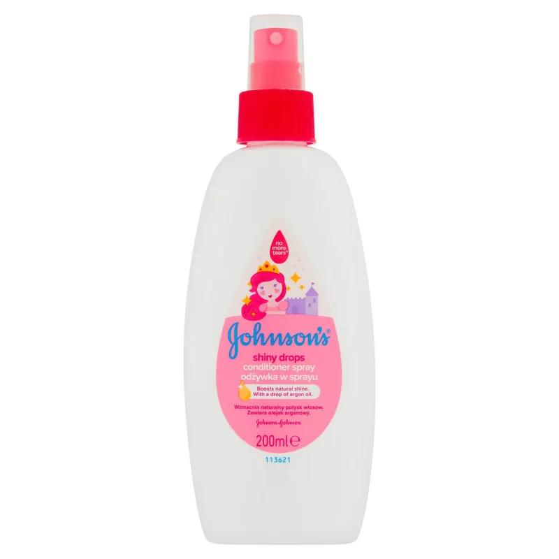 Johnson's baby, Picături strălucitoare, spray balsam de păr pentru copii, 200 ml — preț și oferte