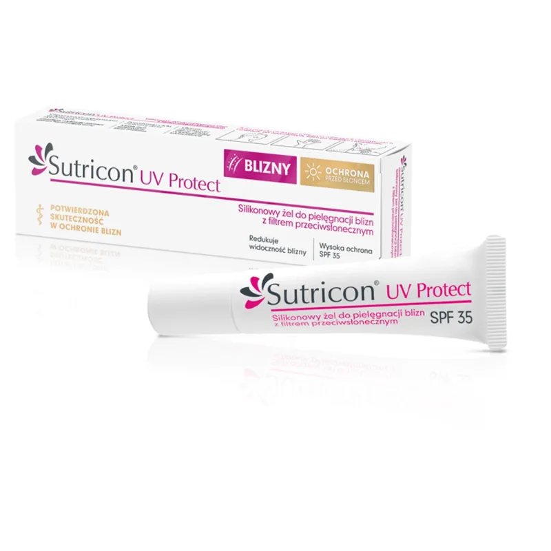 Sutricon UV Protect, gel de silicon pentru îngrijirea cicatricilor cu protecție solară SPF 35, 15 ml — preț și oferte