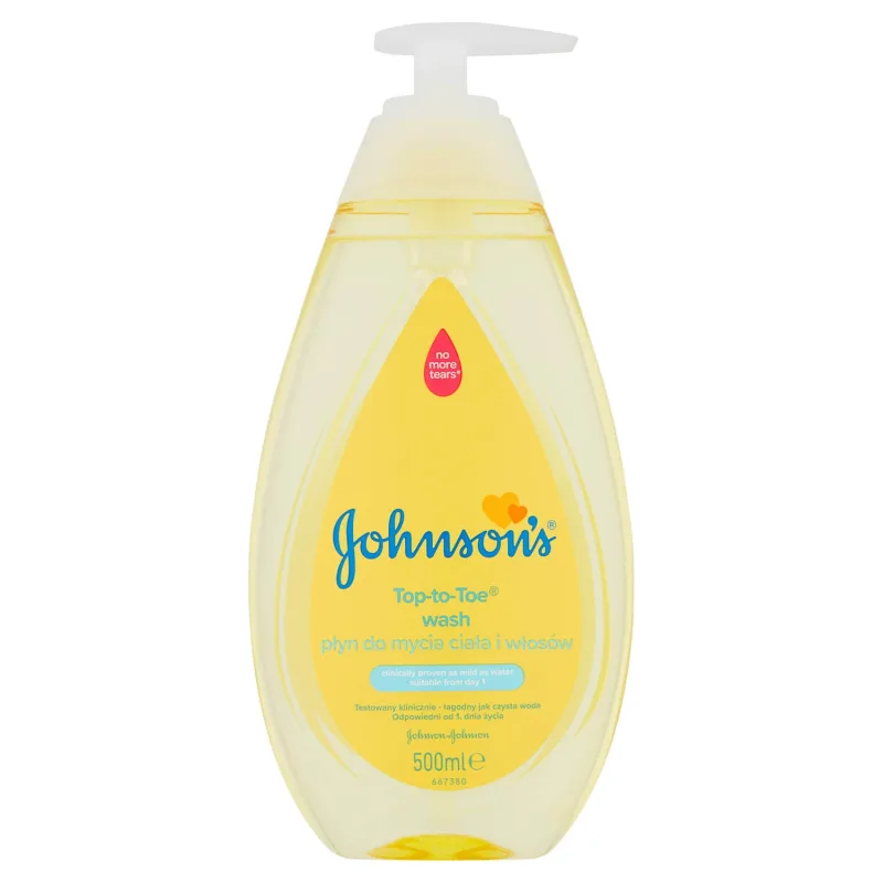 Johnson's baby, De la cap la coadă, spălare pentru corp și păr, 500 ml — preț și oferte