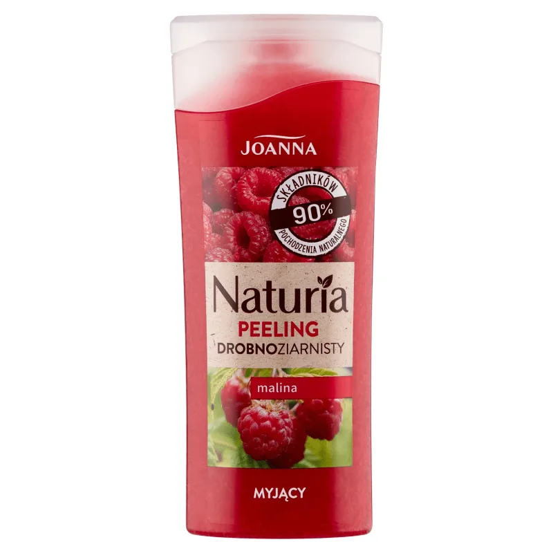 Joanna Naturia Body, exfoliant de spălare cu zmeură, cu granulație fină, 100 g — preț și oferte