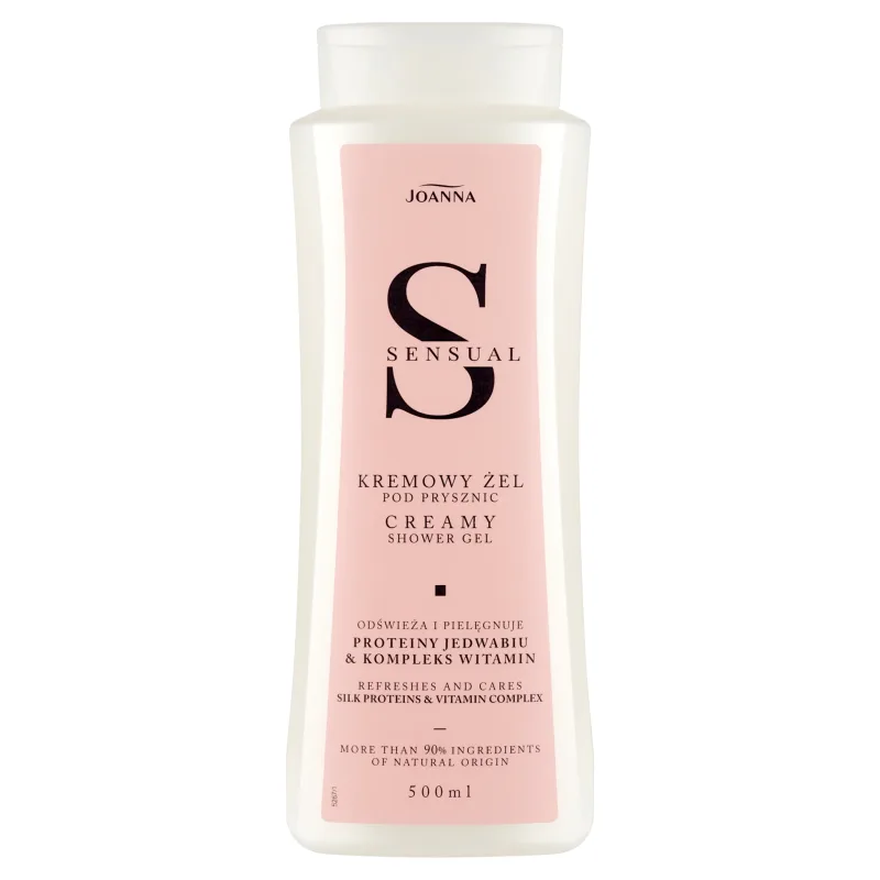 Joanna Sensual, Gel de duș cremos, Proteine de mătase, 500 ml — preț și oferte