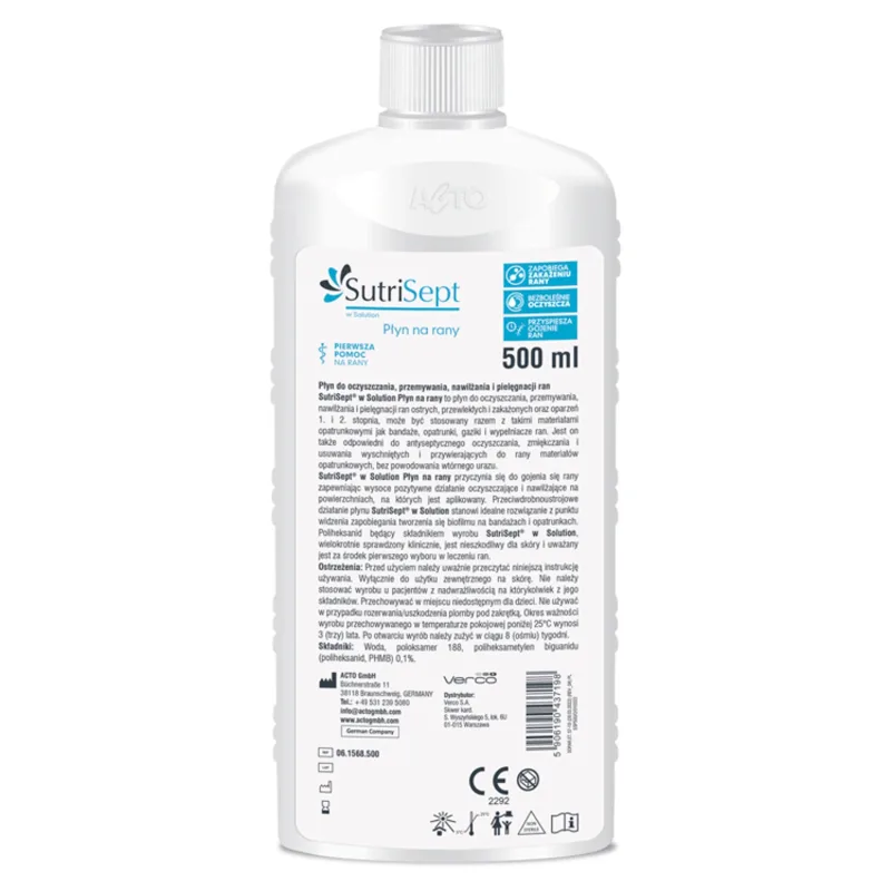SutriSept, loțiune pentru răni, 500 ml Verco — preț și oferte