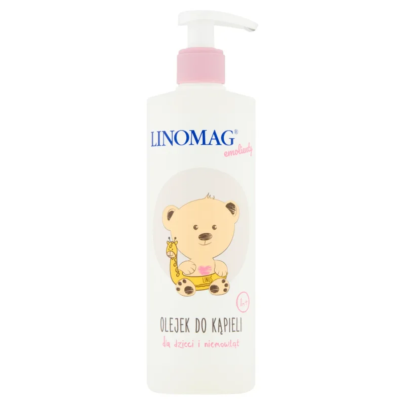 Linomag Emolients, ulei de baie pentru bebeluși și copii de la 1 lună, 400 ml — preț și oferte