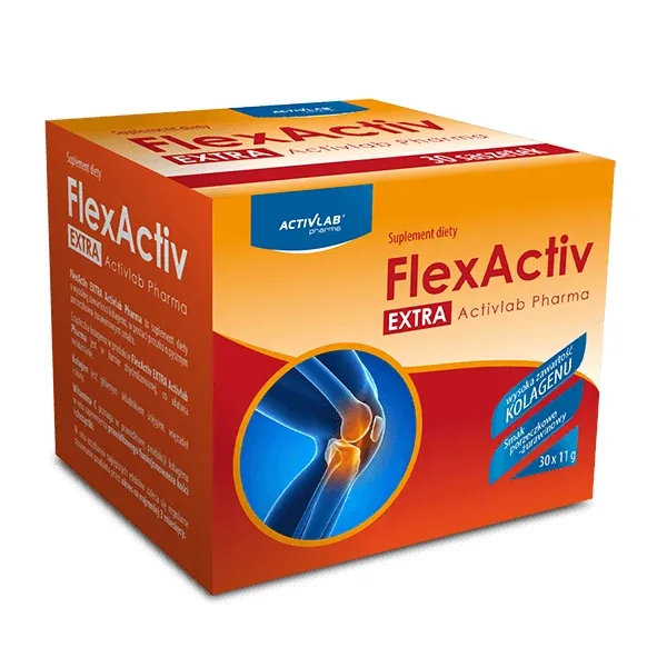 Activlab Pharma FlexActiv Extra, aromă de coacăze și afine, 30 plicuri — preț și oferte